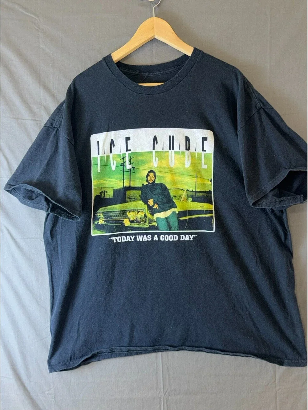 Ice Cube Today Was a Good Day T‑Shirt 2XL Black Hip Hop Graphic Tee